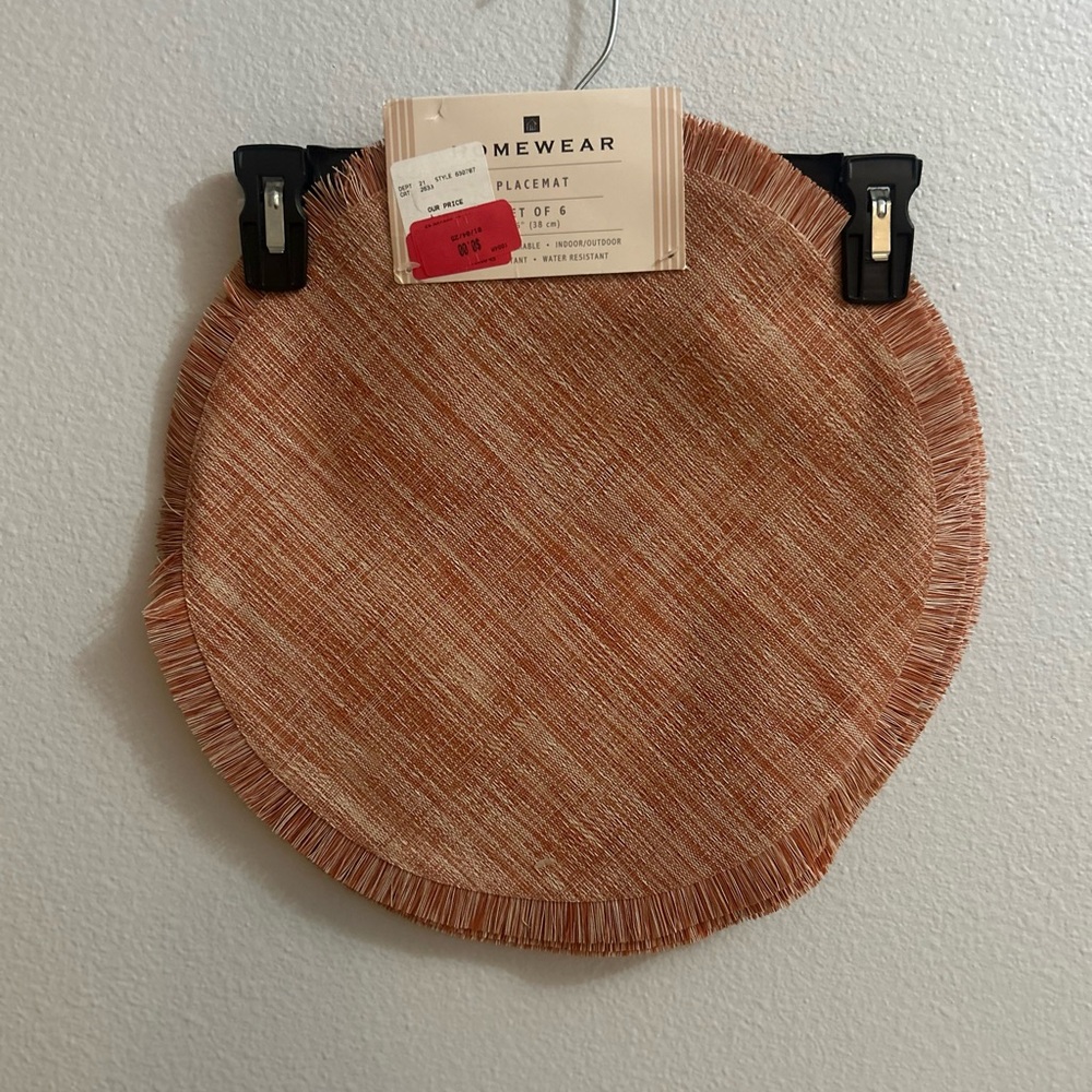 Tan Orange Homewear Placemats